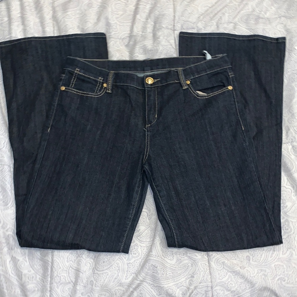 BCBG “Tanya” wide leg jeans